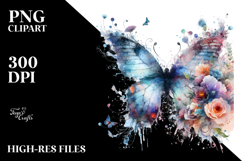 Butterfly Splashes PNG Product Image 2