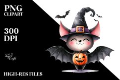 Funny Halloween Bat Clipart Product Image 3