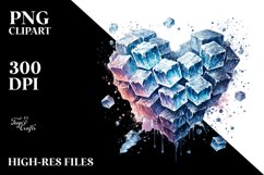Ice Heart PNG Product Image 2