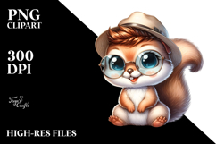 Baby Squirrel with Cool Haircut, High-Res PNG Product Image 2
