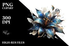 Shiny Lobelia, Watercolor PNG Product Image 2
