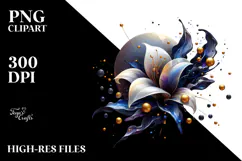Shiny Lobelia, Watercolor PNG Product Image 2
