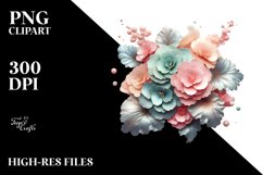 Shiny Pastel Watercolor Splash | Clipart Product Image 1