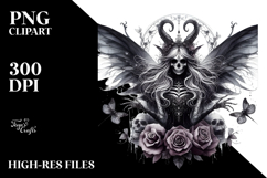 Detailed Watercolor Gothic Fairy Product Image 2