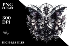 Detailed Watercolor Gothic Fairy Product Image 2