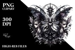 Detailed Watercolor Gothic Fairy Product Image 1