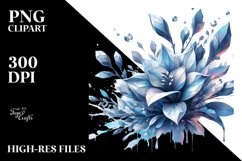 Abstract Glossy Freesia Made of Diamond Material | Product Image 3