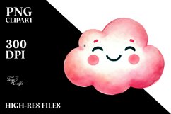 Simple Pinkish Cloud PNG Product Image 2
