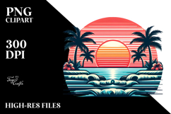 Tropical Sunset PNG Product Image 2