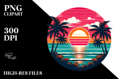 Tropical Sunset PNG Product Image 2