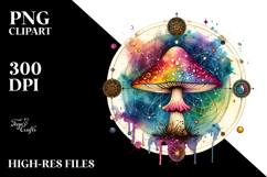 Magical Mushroom Tarot PNG Product Image 2
