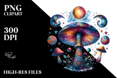 Magical Celestial Mushroom PNG Product Image 2