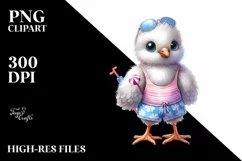 Baby Dove Standing 2 Legs Clipart Product Image 1