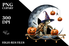 Turtle in Halloween Costume, Transparent PNG Product Image 2