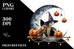 Turtle in Halloween Costume, Transparent PNG Product Image 2