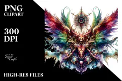 Vibrant Gothic Fairy PNG Product Image 2