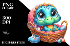 Goofy Baby Dinosaur PNG Product Image 2