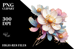 Stained Anemone PNG Product Image 2