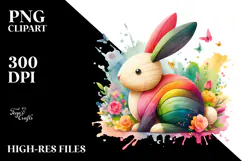 Wooden Bunny, High-Res PNG Product Image 2
