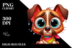 Colorful Baby Malinois | Sublimation | Clipart Product Image 3