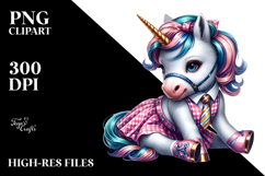 Baby Unicorn with West Coast Swing, Transparent PNG Product Image 2