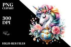 Baby Unicorn at Ballroom, Transparent PNG Product Image 2