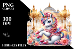 Baby Unicorn at Ballroom, Transparent PNG Product Image 2