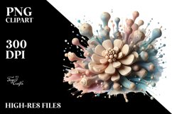 Anemone Watercolor PNG Product Image 1