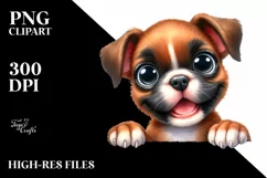 Funny Watercolor Boxer | Sublimation | Clipart Product Image 3