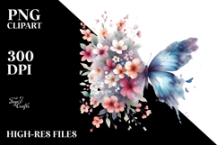 Butterfly Painting PNG Product Image 2