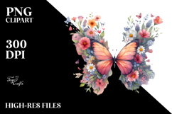 Butterfly Painting PNG Product Image 2