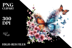 Butterfly Painting PNG Product Image 2