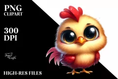 Baby Rooster Proud Sublimation Clipart Product Image 1