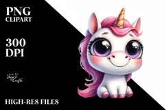 Funny Unicorn PNG Product Image 1