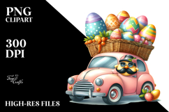 Easter Car Parody, High-Res PNG Product Image 2