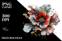 Glossy Poppy PNG Product Image 2
