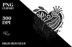 Simple Tattoo Style Heart PNG Product Image 2