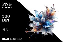 Shiny Lobelia Material Sublimation Clipart Product Image 3