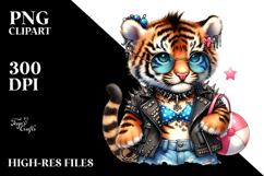 Cute Baby Tiger PNG Product Image 2