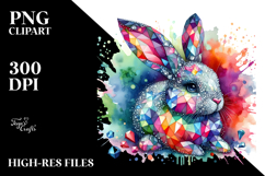 Diamond Bunny, High-Res PNG Product Image 2