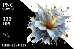Abstract Glossy Lobelia PNG Product Image 2