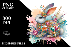 Diamond Bunny, High-Res PNG Product Image 2