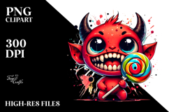 Funny Tiny Demon, PNG Product Image 2