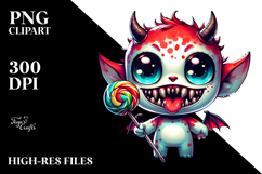 Funny Tiny Demon, PNG Product Image 2