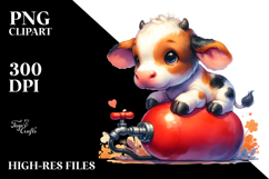 Vibrant Baby Cow Pumpkin Product Image 2