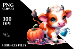 Vibrant Baby Cow Pumpkin Product Image 2