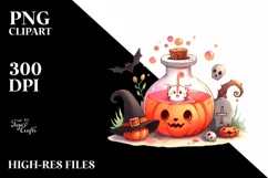 Funny Ghost Clipart, High-Res PNG Product Image 3