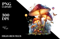 Vibrant Mushroom Magic PNG Product Image 2