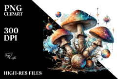 Vibrant Mushroom Magic PNG Product Image 2