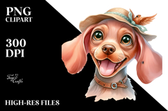 Happy Vizsla Baby PNG Product Image 2